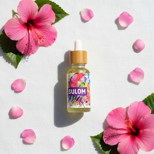 Hibiscus & Rose Hair Elixir - luxury marble styling