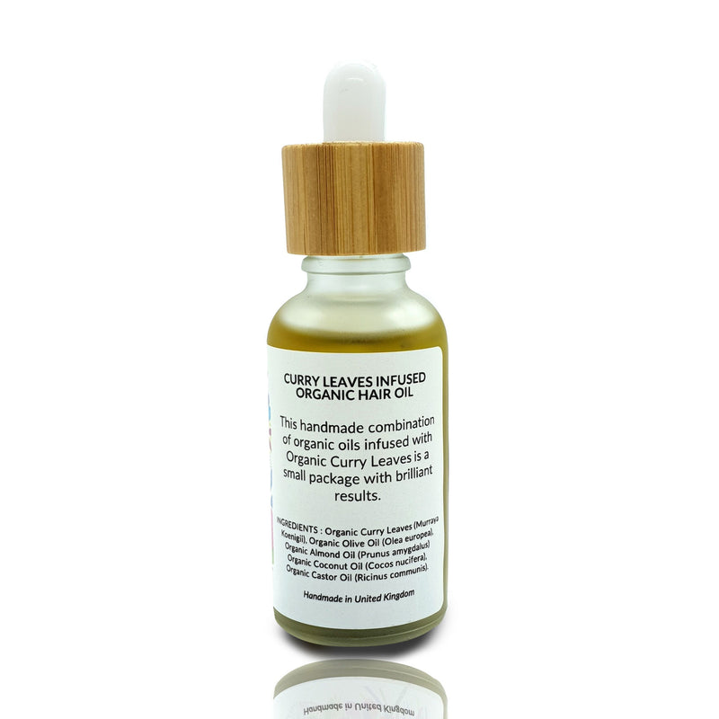 Organic Curry Leaves Infused Natural Hair Oil